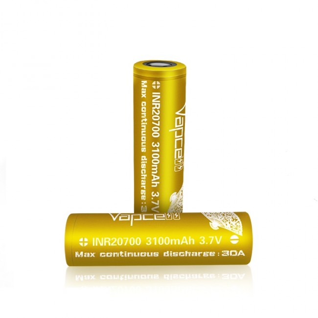 {Special offer} 2Pcs/Box Vapcell INR 20700 3100mAh 30A Battery